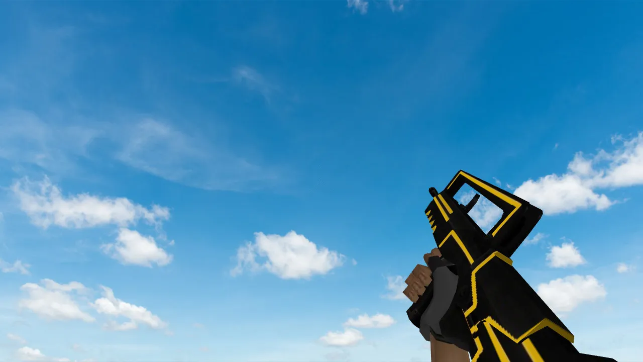 Скриншот Модель «Famas Gold Neon» для CS 1.6 - Уникальный стиль игры