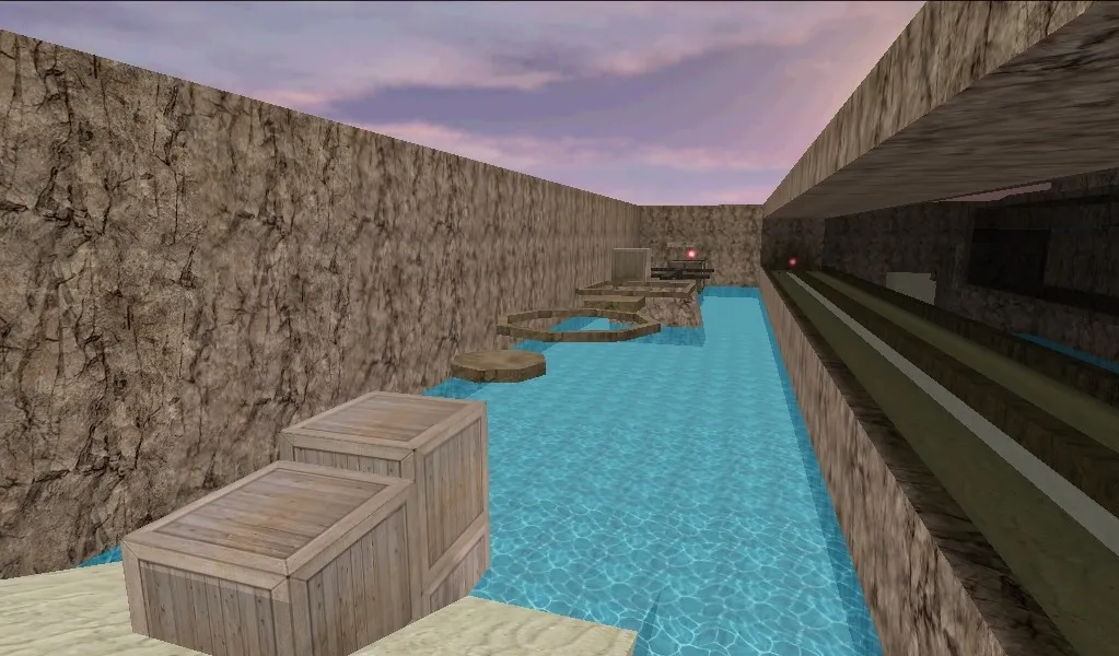 Скриншот  deathrun_ratex для CS 1.6: тактики за CT и T, управление раундами, навигация для ботов