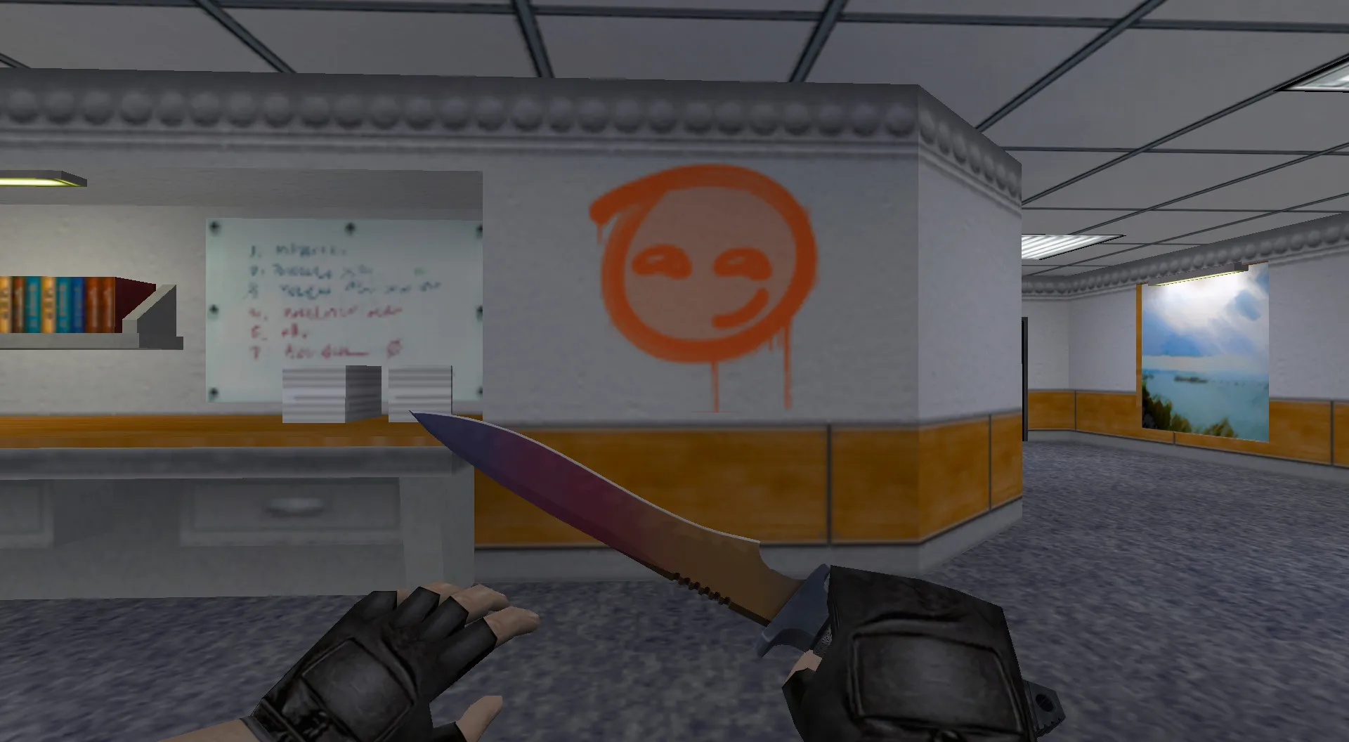 Скриншот  Граффити «Усмешка» для CS 1.6 - Уникальное оформление