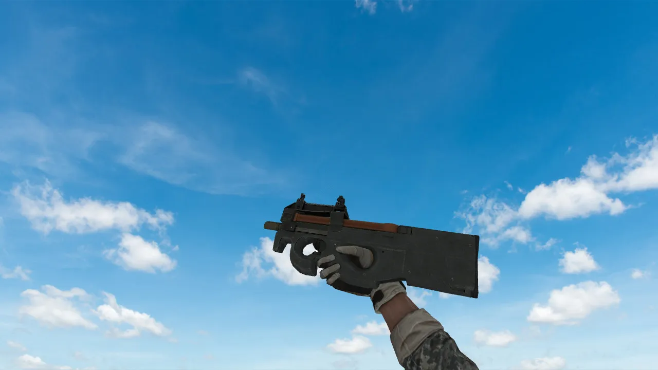 Скриншот  Пак моделей оружия «BasildoomHD» для CS 1.6: v_, p_, w_ модели, звуки, анимация осмотра и качество текстур