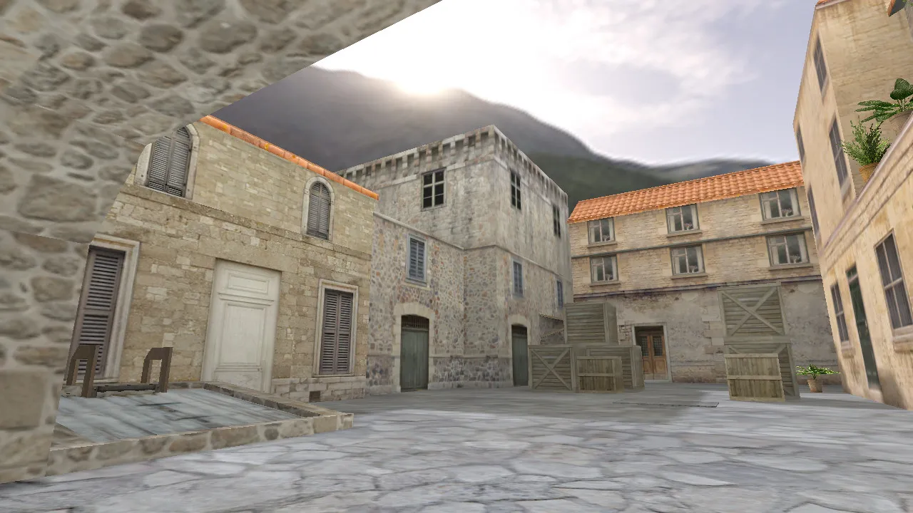 Скриншот  Карта de_toscana_cso для Counter-Strike 1.6: Анализ и Тактика