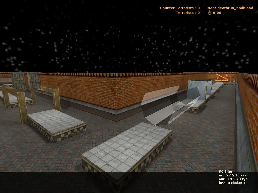 Скриншот Карта «deathrun_badblood» для CS 1.6