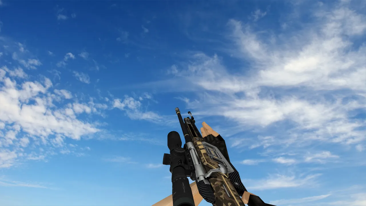 Скриншот Модель SSG 08 Comebacker для CS 1.6 - Уникальный скин