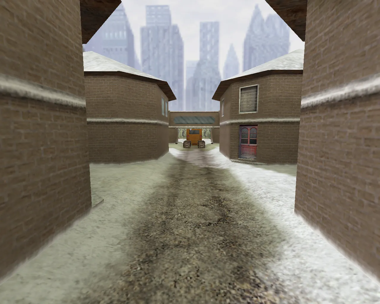 Скриншот  Карта fy_snow_real для CS 1.6: снежная FY-сцена, баланс точек, .nav для ботов и оптимизация