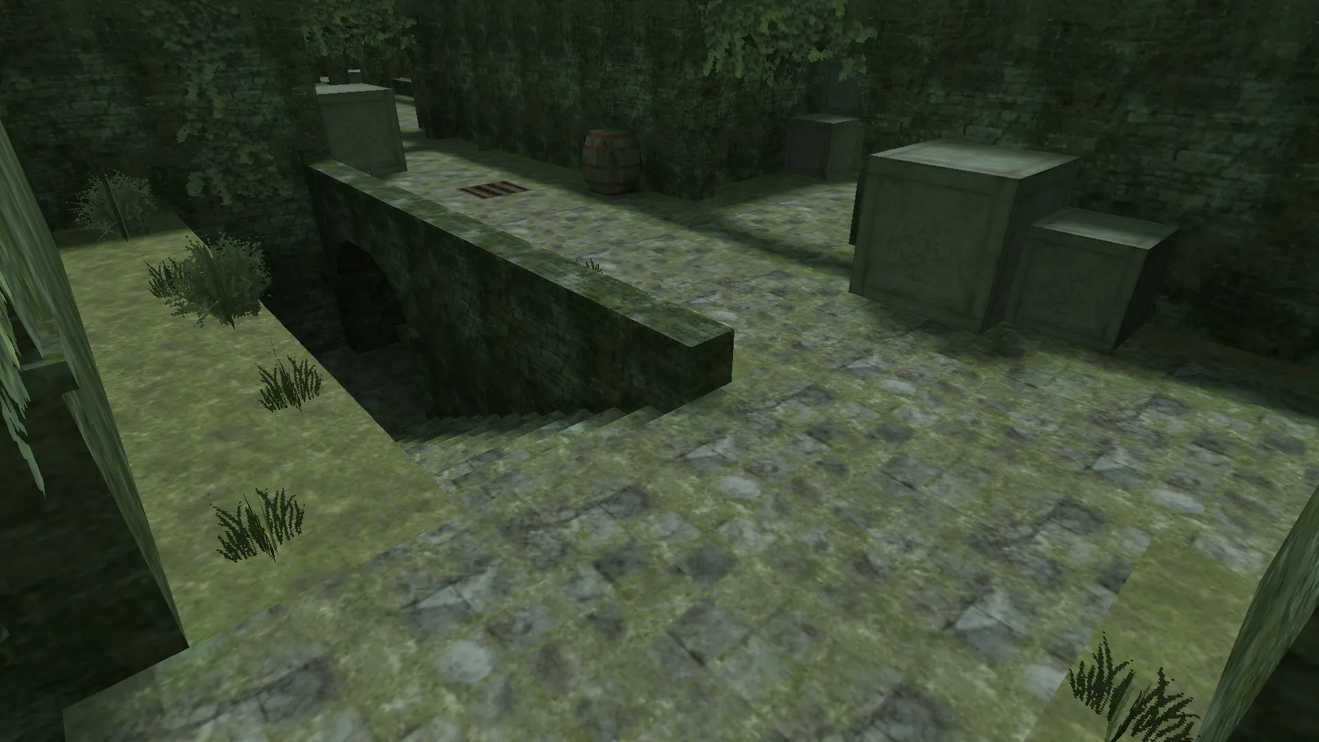 Скриншот  Карта de_undead_burg для CS 1.6: Тактический обзор и особенности