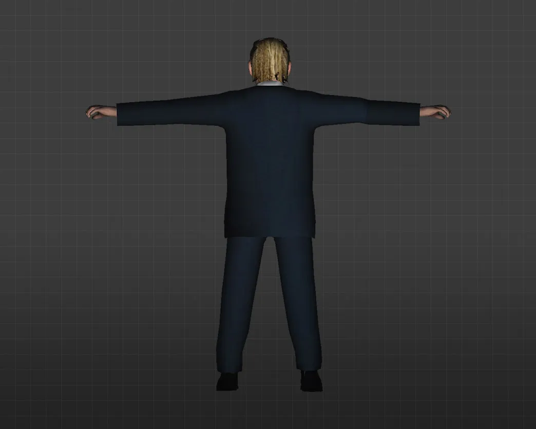 Скриншот Модель «Дональд Трамп» для CS 1.6 - Уникальный скин в штатском