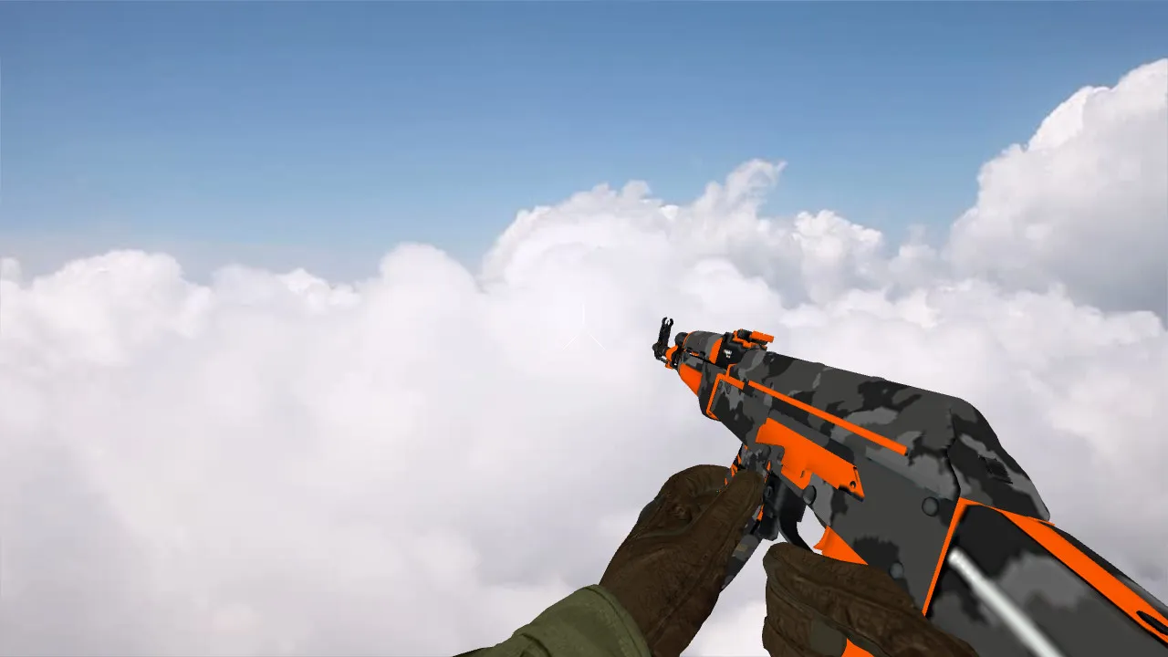 Скриншот Модель «AK-47 Vanquish» (v_ / p_ / w_) для CS 1.6: звуки, анимация осмотра, текстуры и настройка