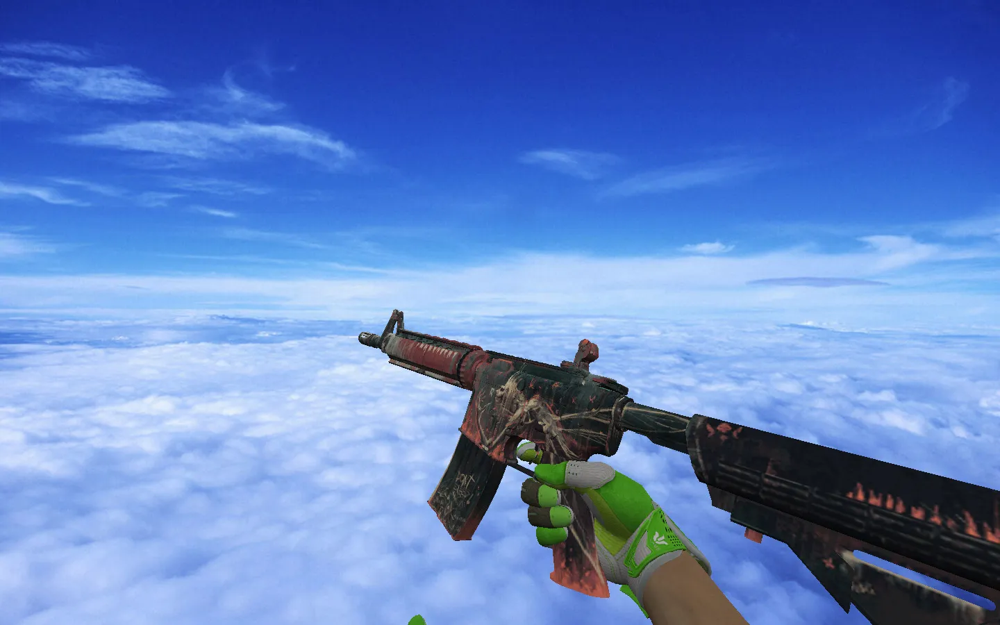 Скриншот Pack Hedge Maze + Fracture Case для CS 1.6: оружейные v_, p_, w_ модели, звуки, осмотр и глушитель на USP-S