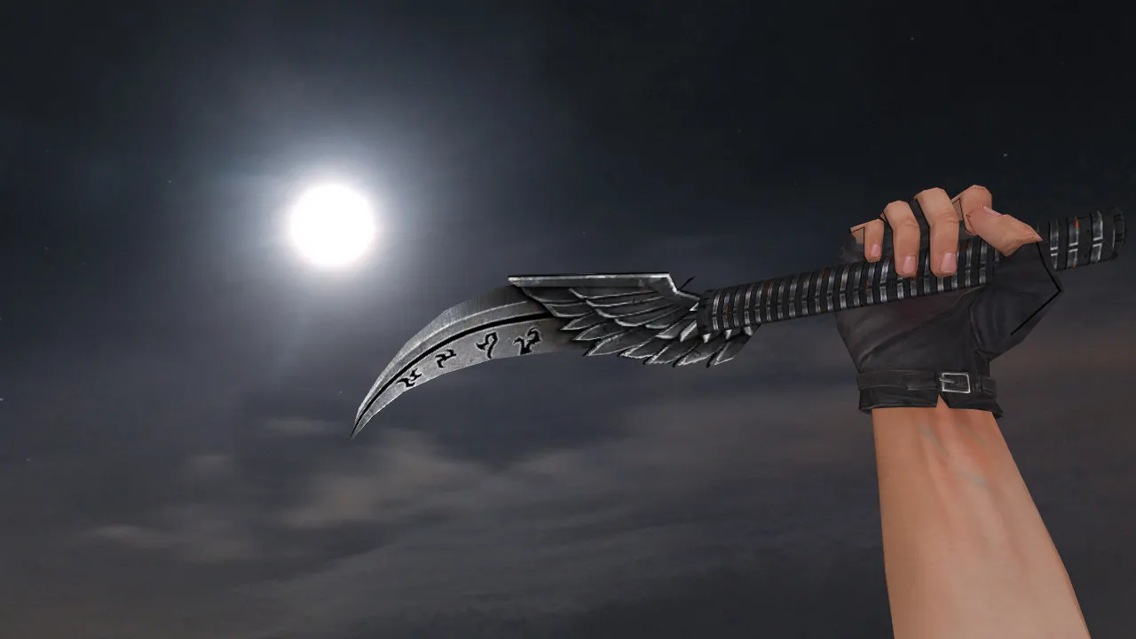 Скриншот Модель ножа Combat Thanatos для CS 1.6: v_, p_, w_ модели, звук, анимация осмотра и качество текстур