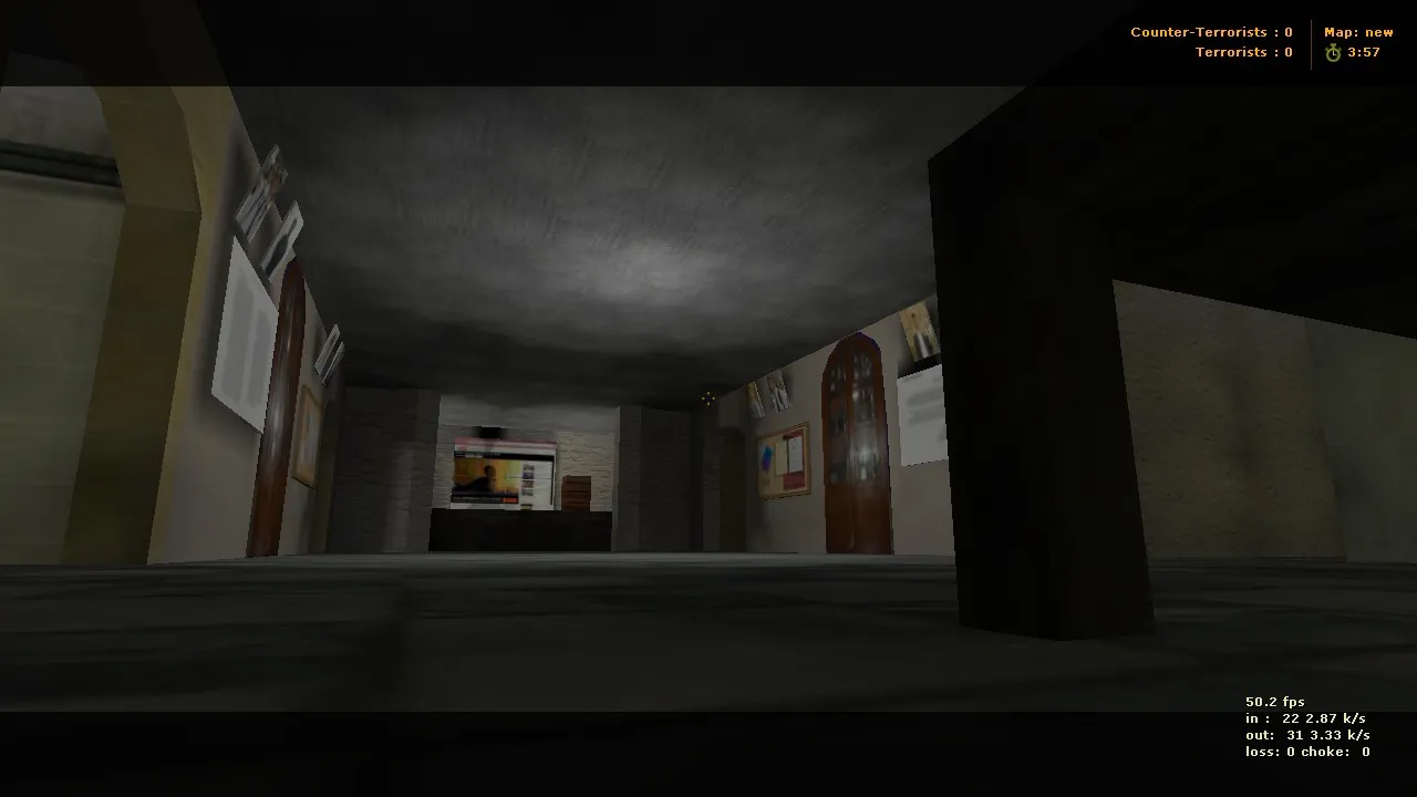 Скриншот  de_bvs карта для CS 1.6: тактика за Т и КТ, точки, .nav для ботов и оптимизация