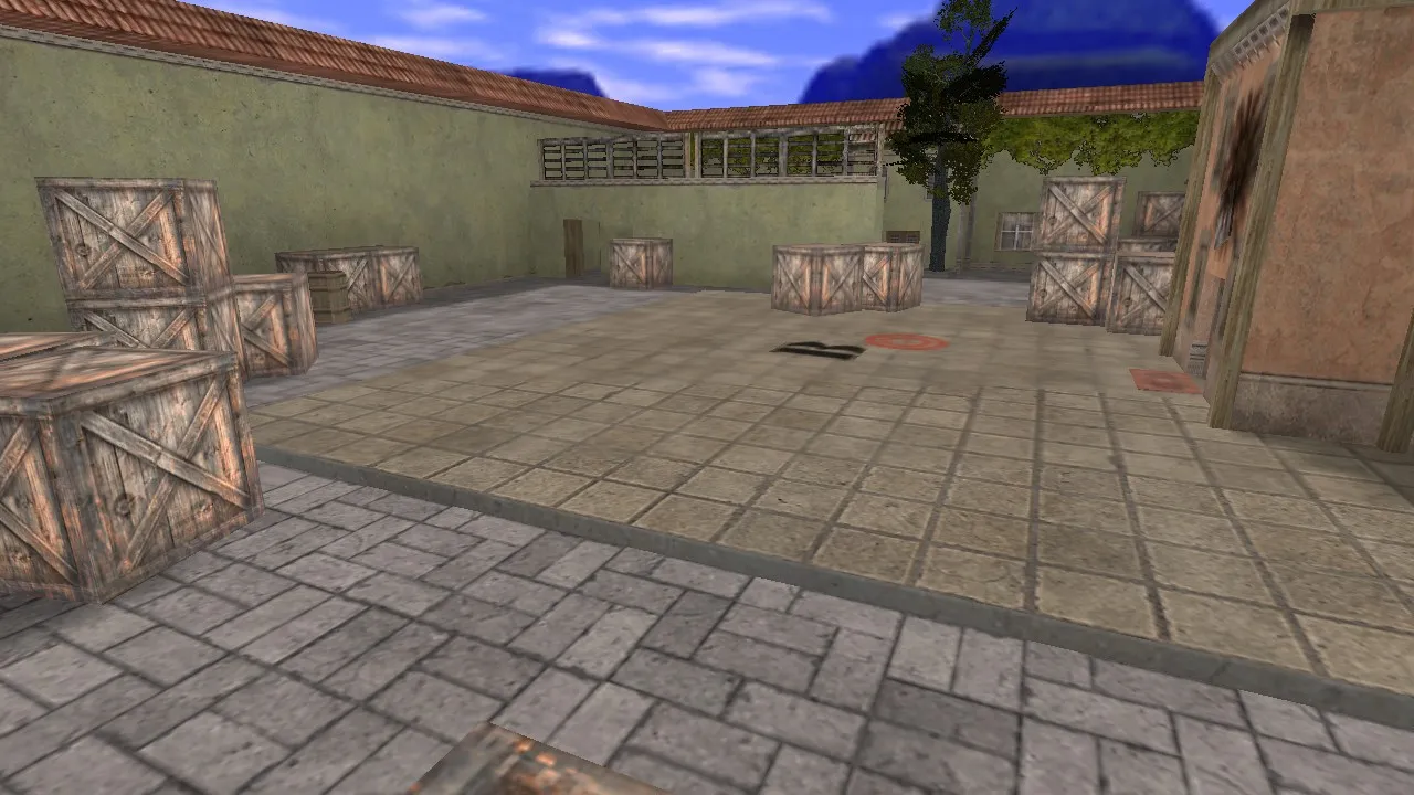 Скриншот  de_esl_village для CS 1.6: тактика за T/CT, точки, .nav для ботов и оптимизация карты