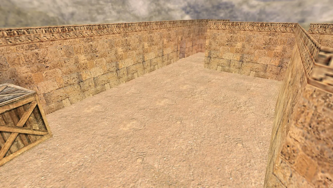 Скриншот  Карта de_sdust для CS 1.6 - Тактические возможности и оптимизация