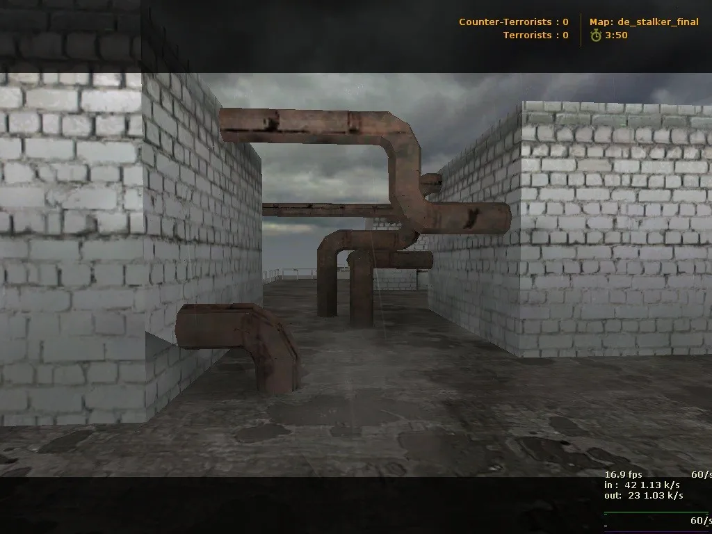 Скриншот  Карта de_stalker_final для CS 1.6 - тактические возможности и детали