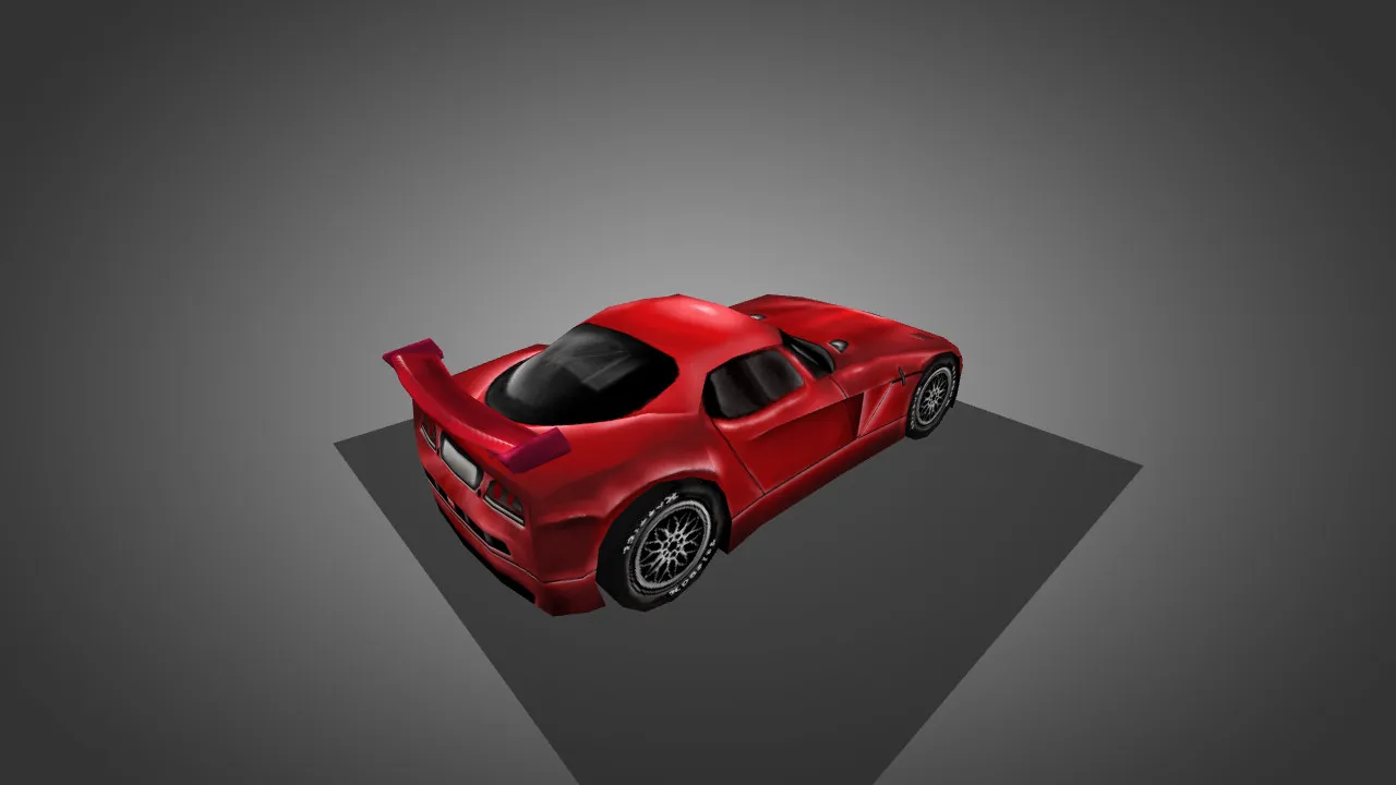 Скриншот Модель «Dodge Viper Red» для CS 1.6 - Уникальный скин для игроков