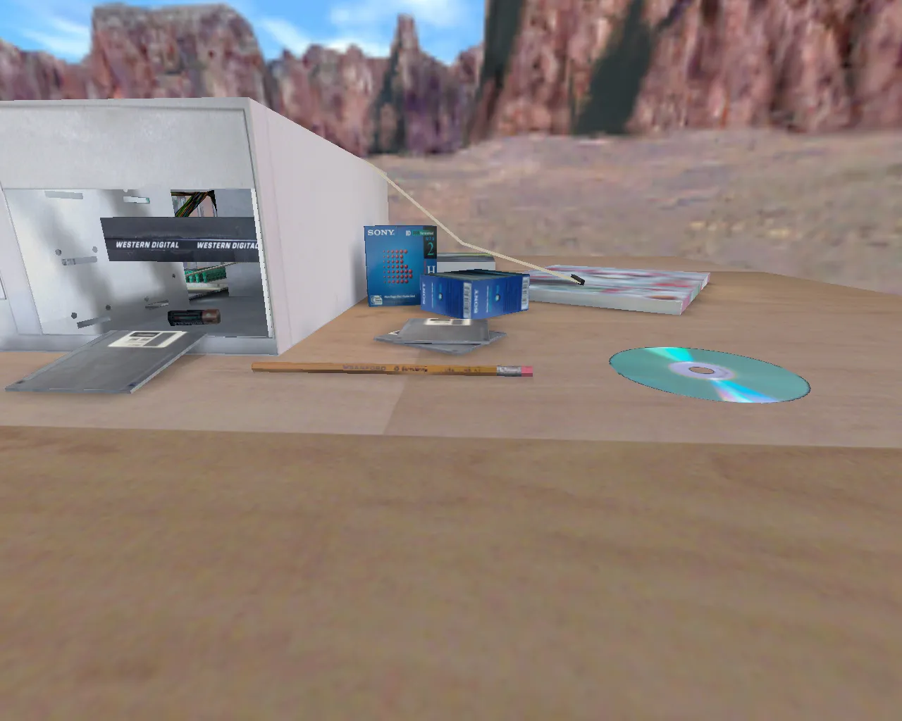 Скриншот  de_desktop для CS 1.6 — баланс сторон, .nav для ботов, тактика точек и оптимизация карты