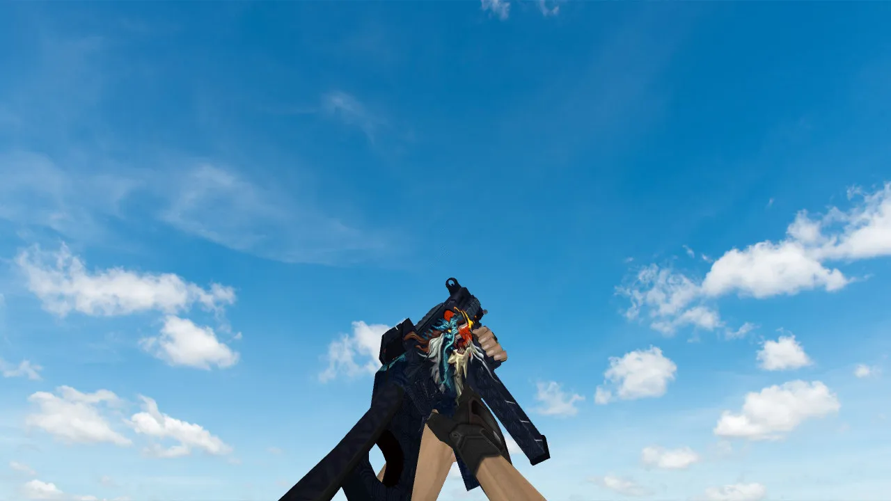 Скриншот Модель «UMP-45 «Пламя дракона»» для CS 1.6 - Скачай и Играй