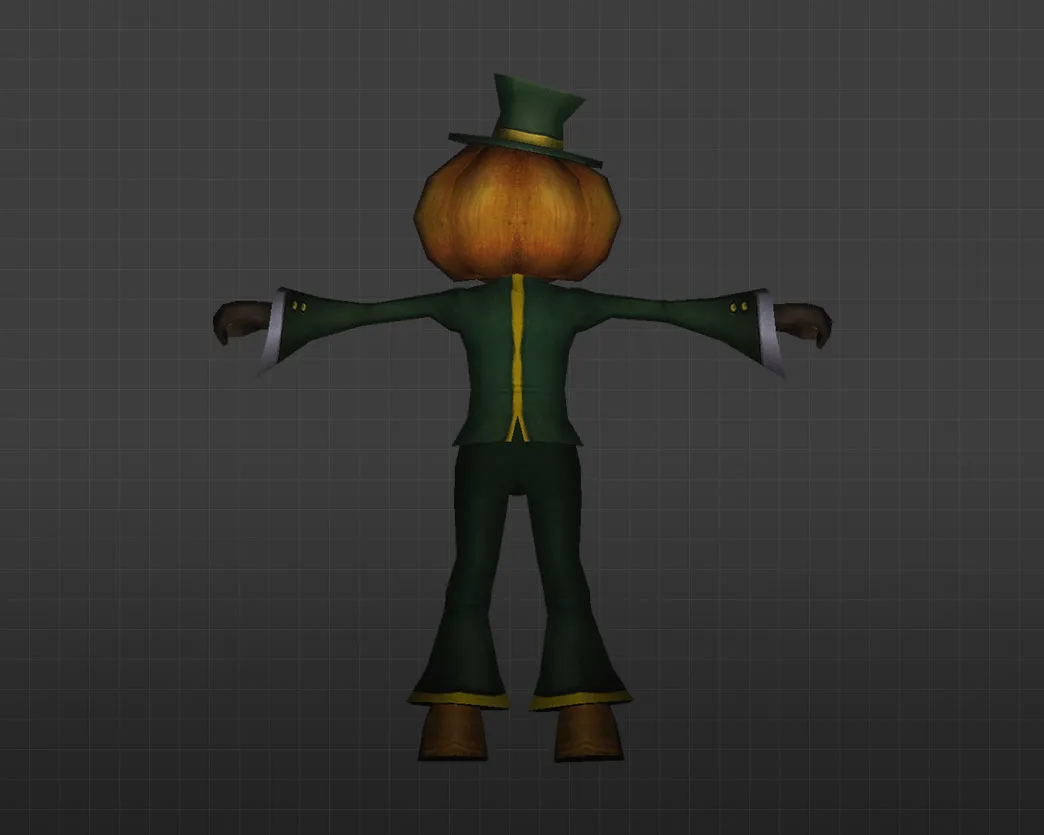 Скриншот Модель «Тыквенная голова» для CS 1.6 - Уникальный скин для террористов