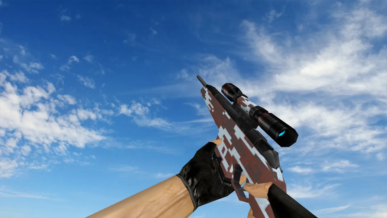 Скриншот Модель «Scout Camo» для CS 1.6 - Обзор и особенности