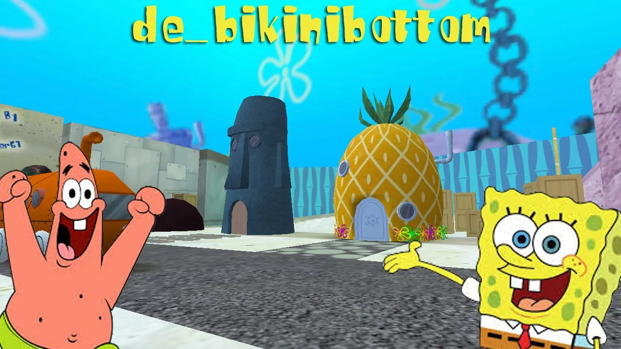 Скриншот de_bikinibottom для CS 1.6 — карта, тактики, точки, .nav, оптимизация и запуск без риска