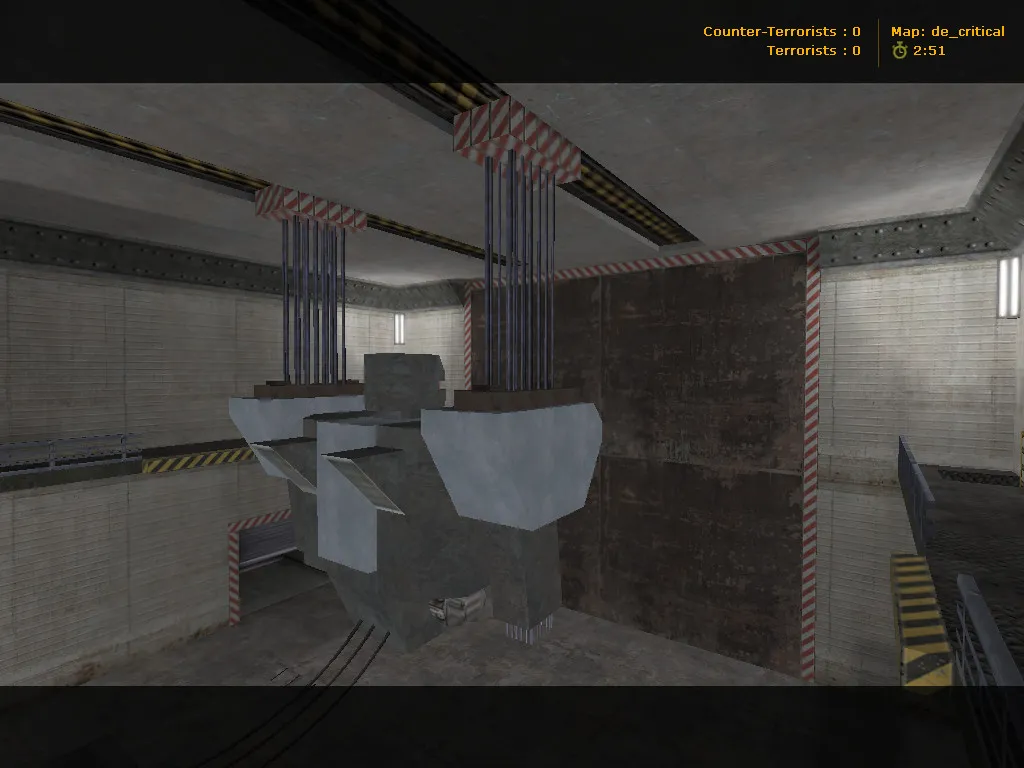 Скриншот  Карта de_critical для CS 1.6: точки, баланс, .nav для ботов, оптимизация wpoly/epoly