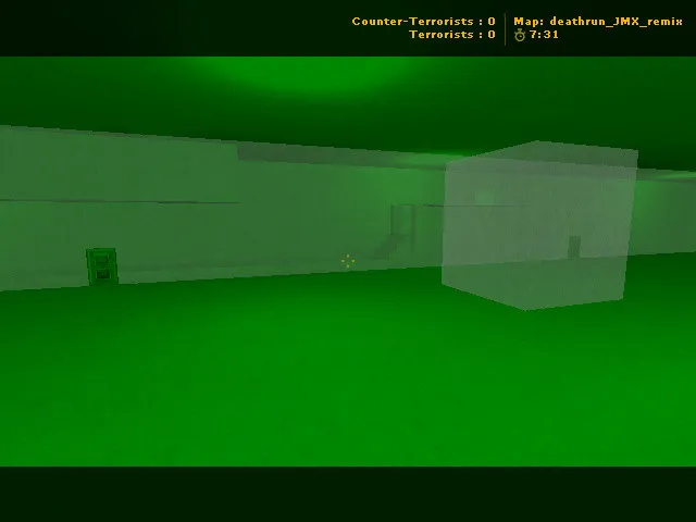 Скриншот  deathrun_jmx_remix для CS 1.6: точки, боты (.nav), баланс и оптимизация карты