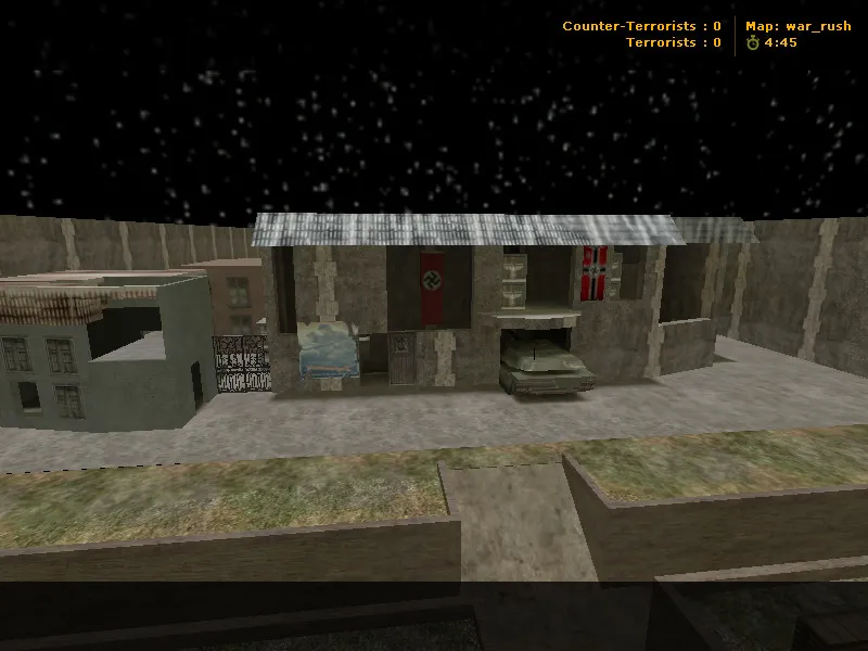 Скриншот Карта «war_rush» для CS 1.6: тактические особенности и оптимизация