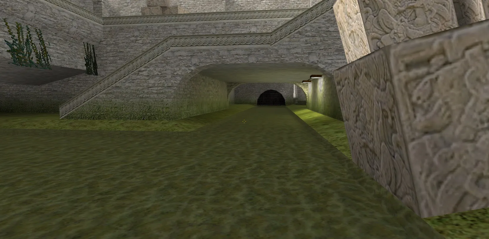 Скриншот  Карта de_aztec2ext для CS 1.6: тактика за Т и КТ, точки, .nav, оптимизация wpoly/epoly