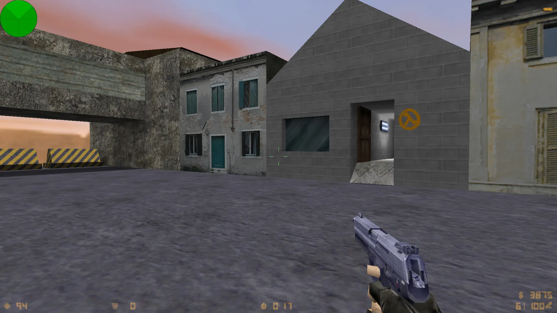 Скриншот  de_dissolve для CS 1.6: обзор карты, точки, тактика CT/T, боты .nav и настройка под FPS