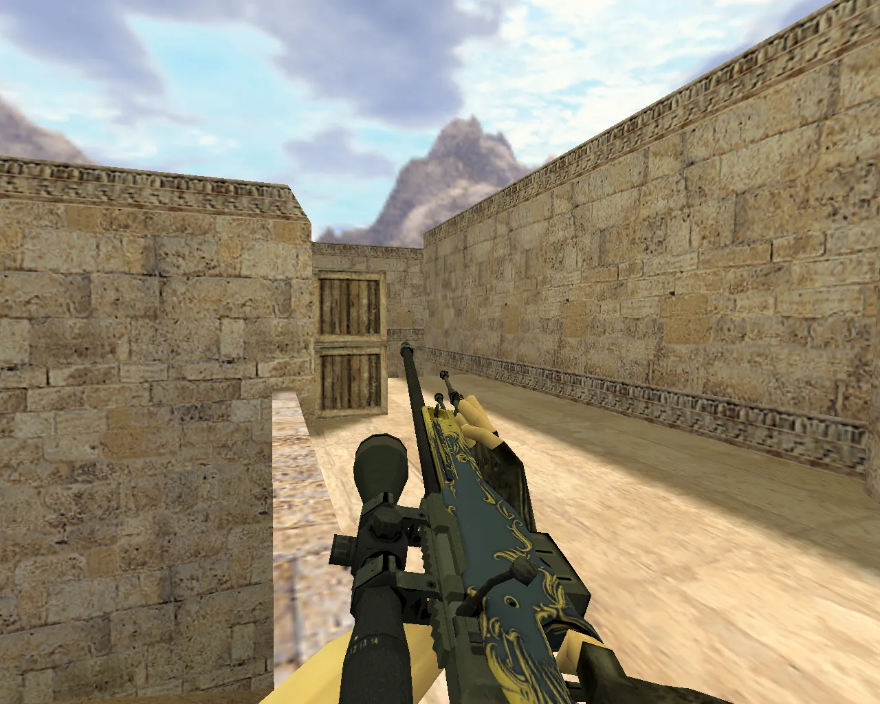 Скриншот Модель «AWP Боец» для CS 1.6 – уникальная сборка для геймеров