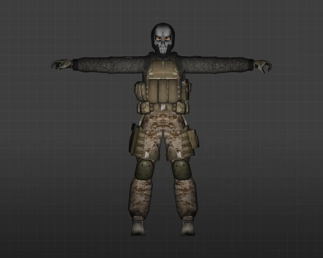 Скриншот Модель «Карательный отряд» для CS 1.6 - Оптимизация для игроков