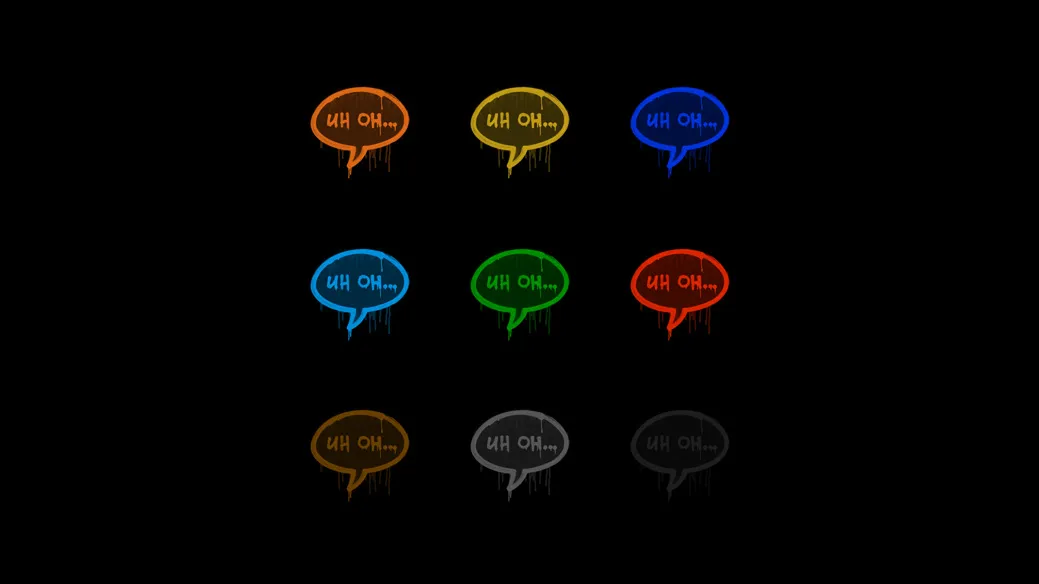 Скриншот Граффити «Ой-ой» для CS 1.6 - Уникальный стиль из CS:GO