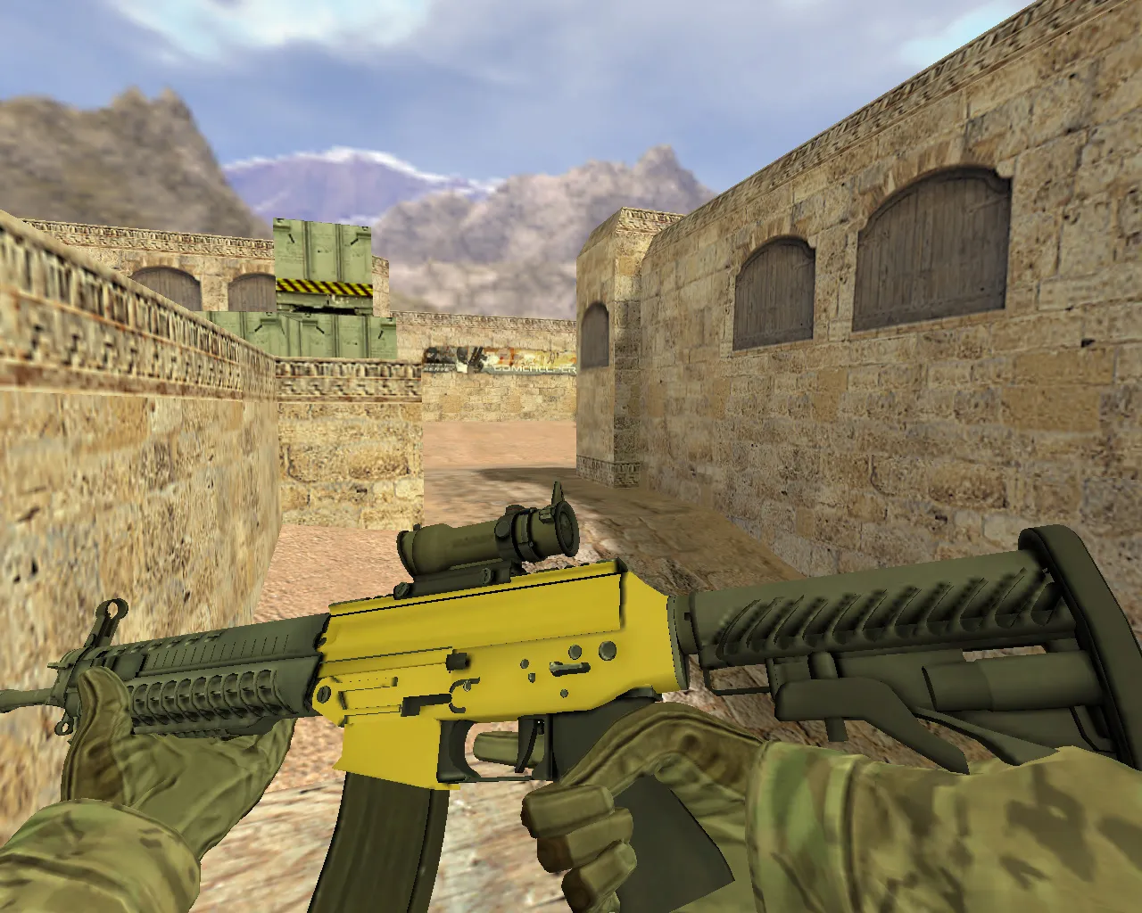 Скриншот Модель «SG-553 Бульдозер» для CS 1.6 - Уникальное оружие