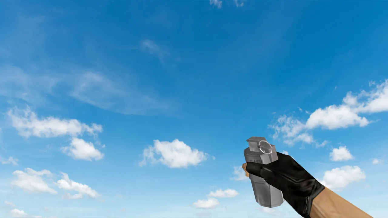 Скриншот  Пак моделей оружия «Default Weapons Chromed» для CS 1.6: v_, p_, w_ модели, звуки, анимация осмотра и текстуры