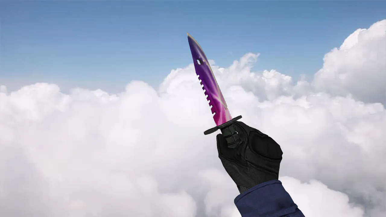 Скриншот Модель Bayonet M9 Spectrum для CS 1.6: v_ w_ p_ файлы, звуки, анимация осмотра и качество текстур