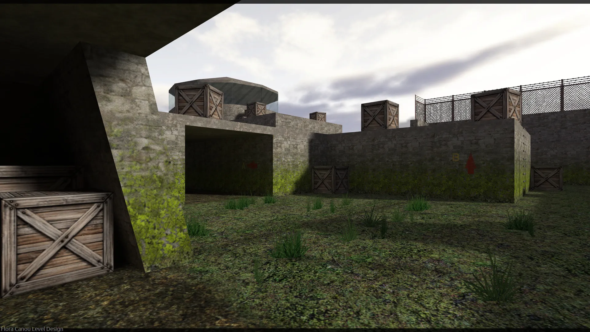 Скриншот  de_form_z карта для CS 1.6: тактика за T/CT, точки, .nav, оптимизация wpoly/epoly