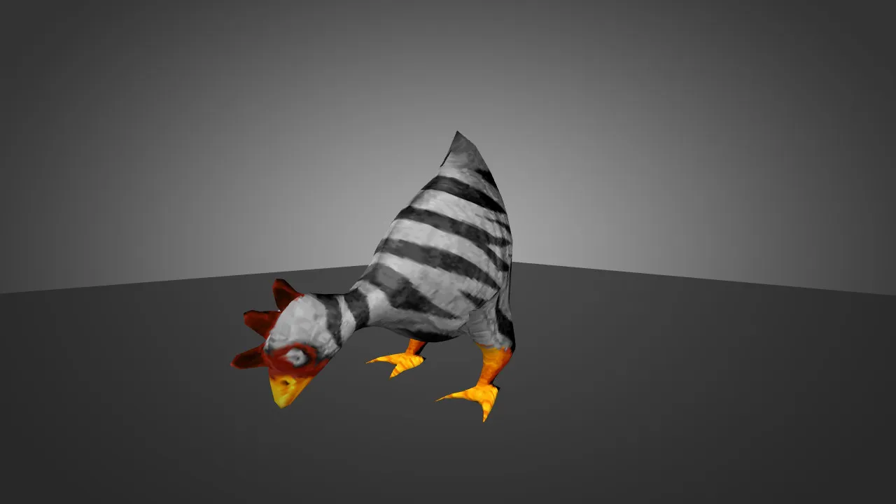 Скриншот Модель «Zebra Chicken» для CS 1.6 - Уникальный скин для вашей игры