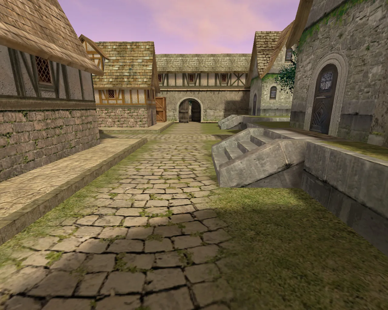 Скриншот  de_colonial для CS 1.6: точки, баланс сторон и оптимизация карты