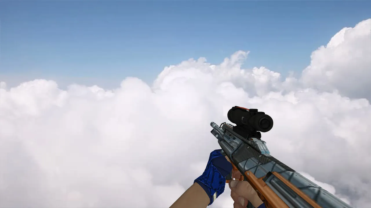 Скриншот Пак моделей оружия «Hand Wraps Cobalt Skulls Pack» для CS 1.6: v_ p_ w_ модели, звуки, анимация осмотра и текстуры