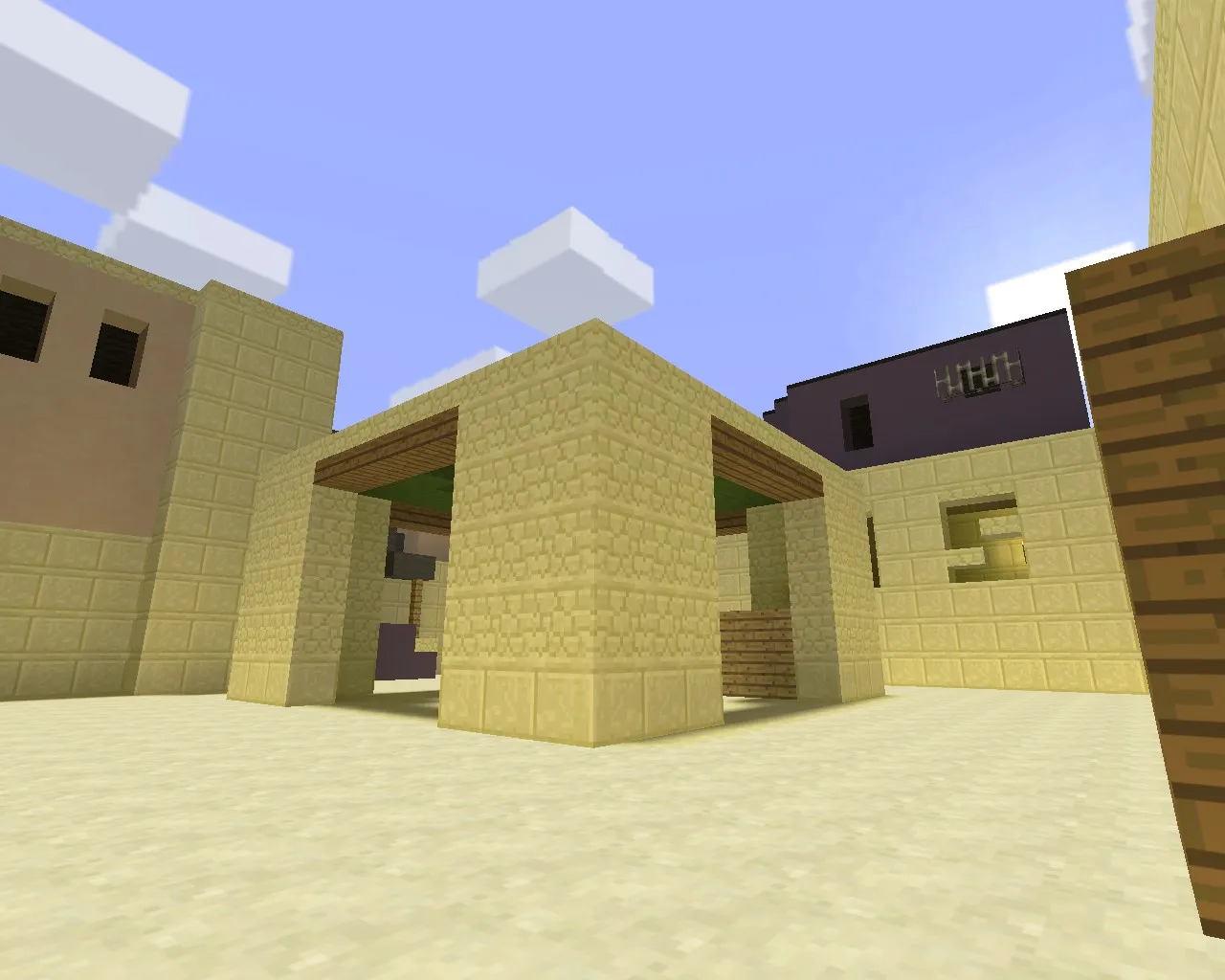 Скриншот Карта «de_mirage_minecraft» для CS 1.6