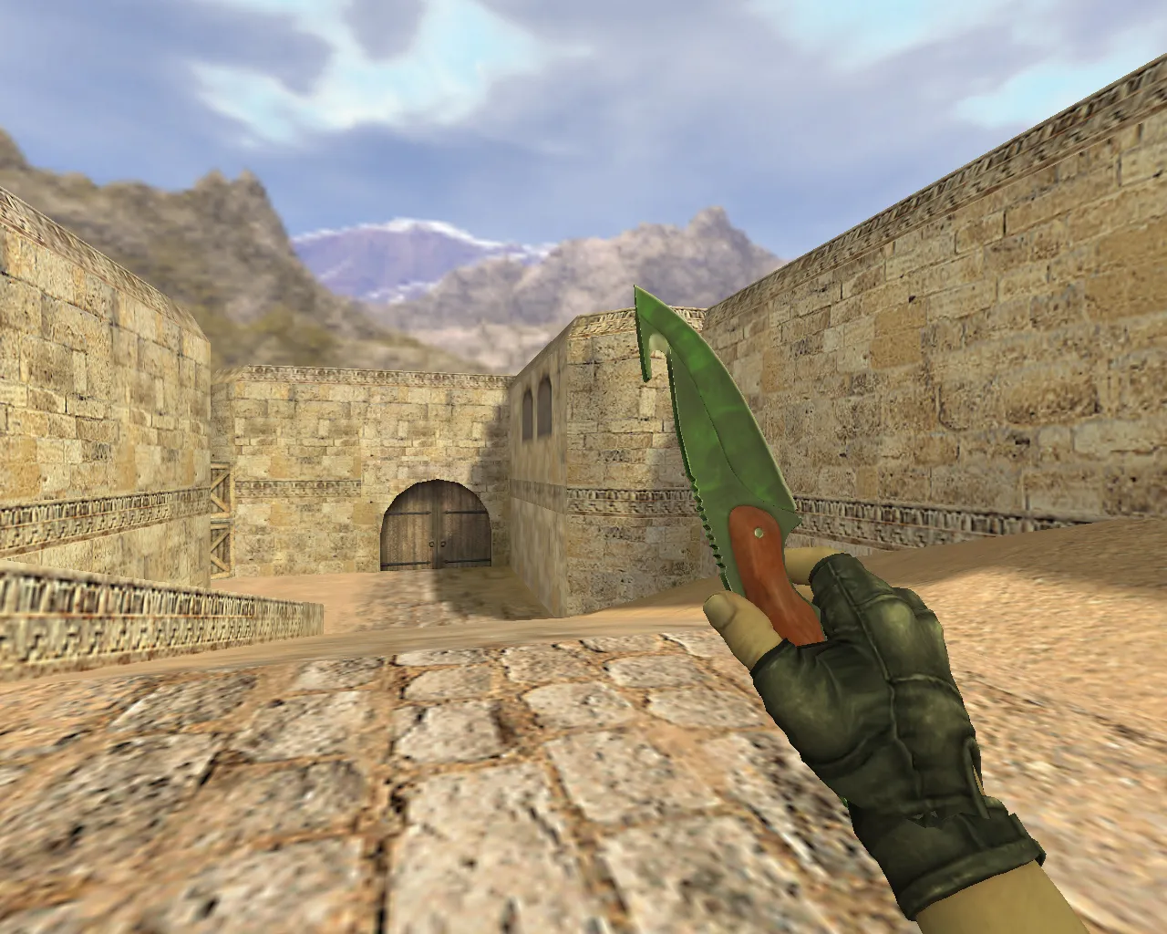 Скриншот Модель ножа «лезвие-крюк Гамма-волны» v_model для CS 1.6: звук, анимация осмотра, текстуры