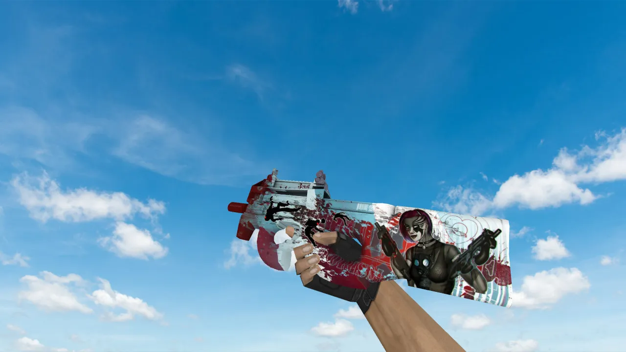 Скриншот Модель P90 Silhouette для CS 1.6 - Обновите свой арсенал