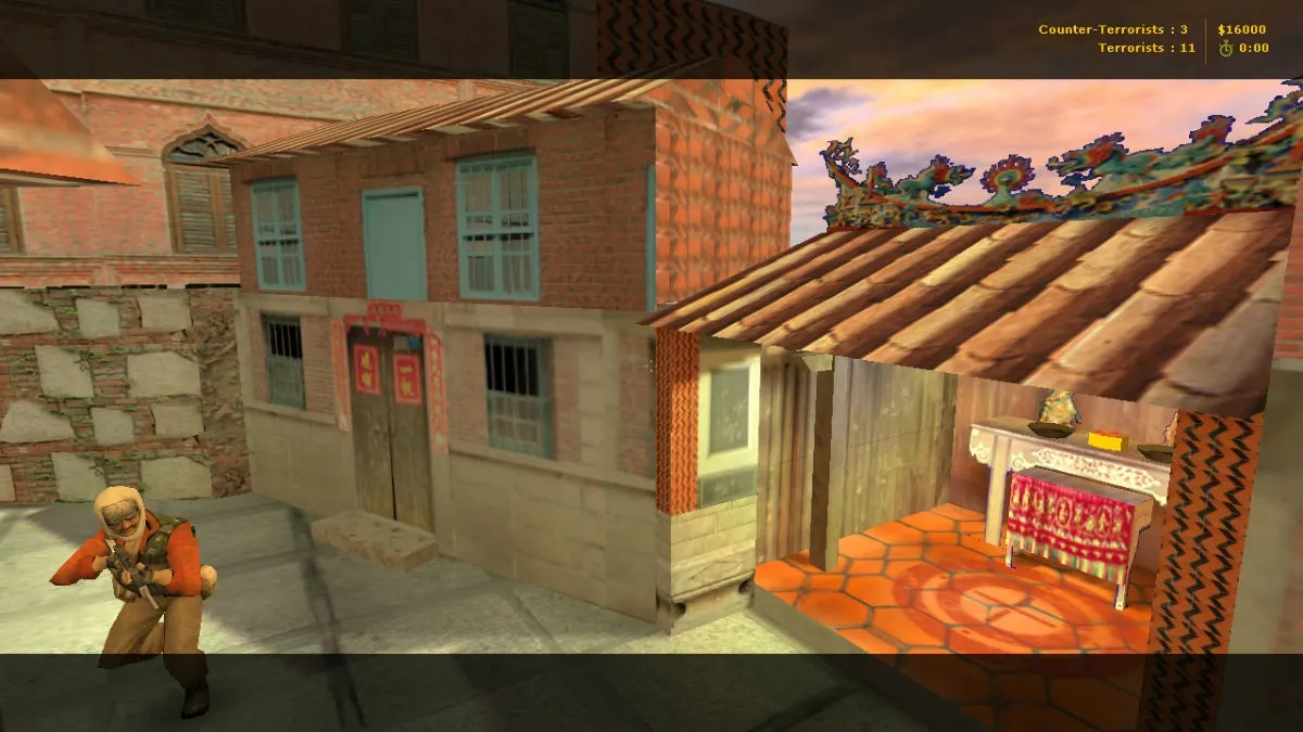 Скриншот  de_carpcity карта для CS 1.6: баланс сторон, точки под плент, .nav для ботов и оптимизация