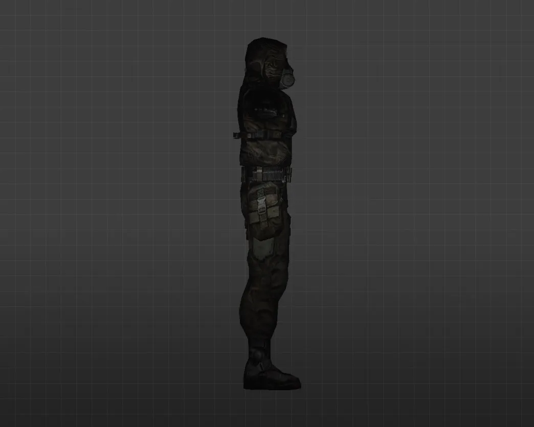 Скриншот Модель «Сталкер» для CS 1.6 - Уникальный скин с детализированными текстурами