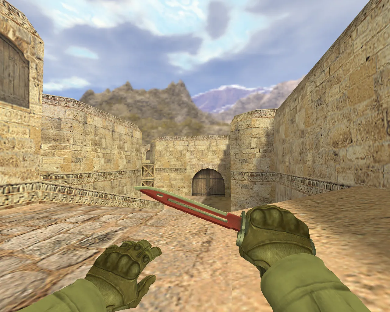 Скриншот Модель «Штык-нож Автотроника» для CS 1.6: v_ и p_ модели, звуки, анимация осмотра, текстуры