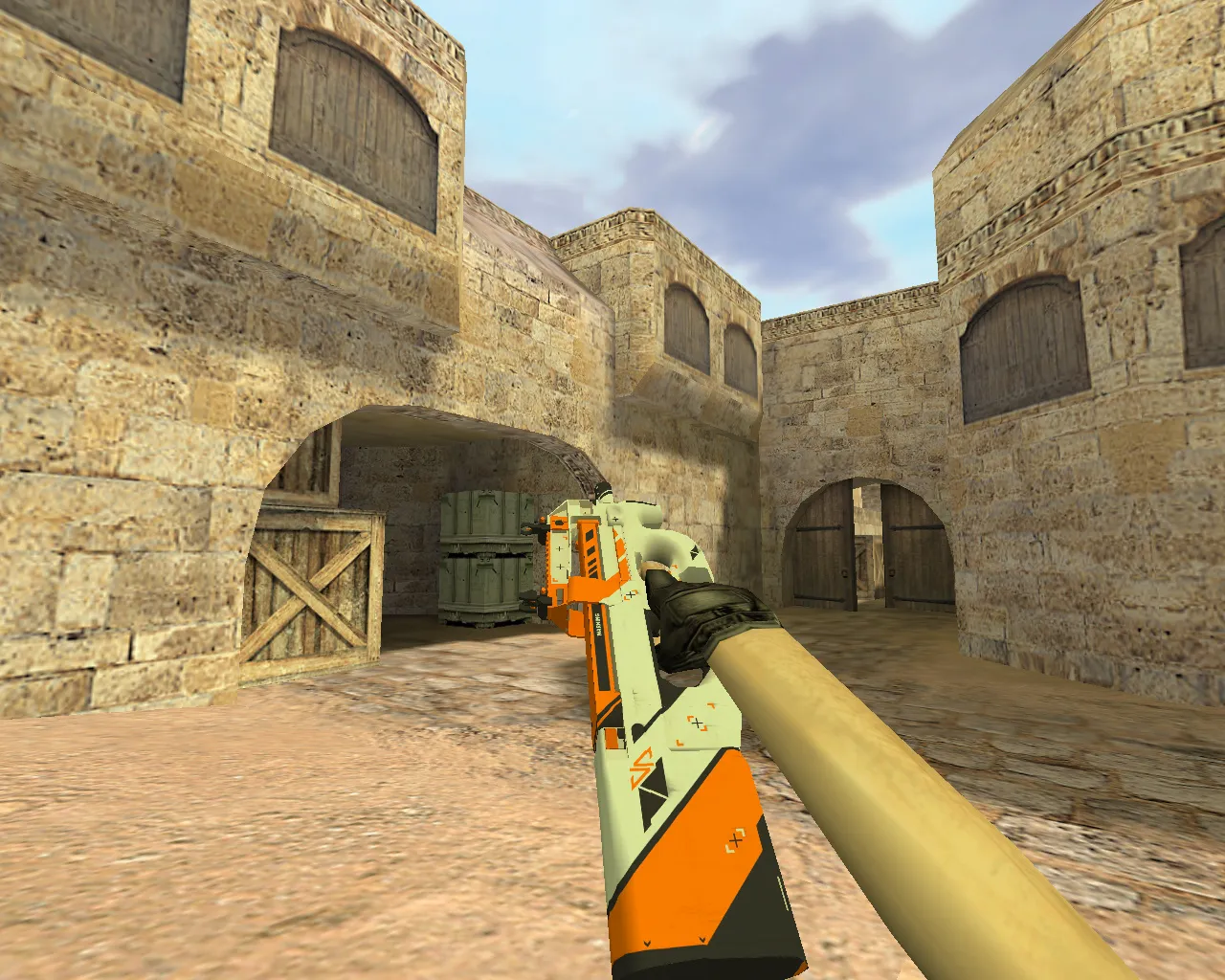 Скриншот Модель «P90 Азимов» для CS 1.6 - Идеальный выбор для стабильной игры