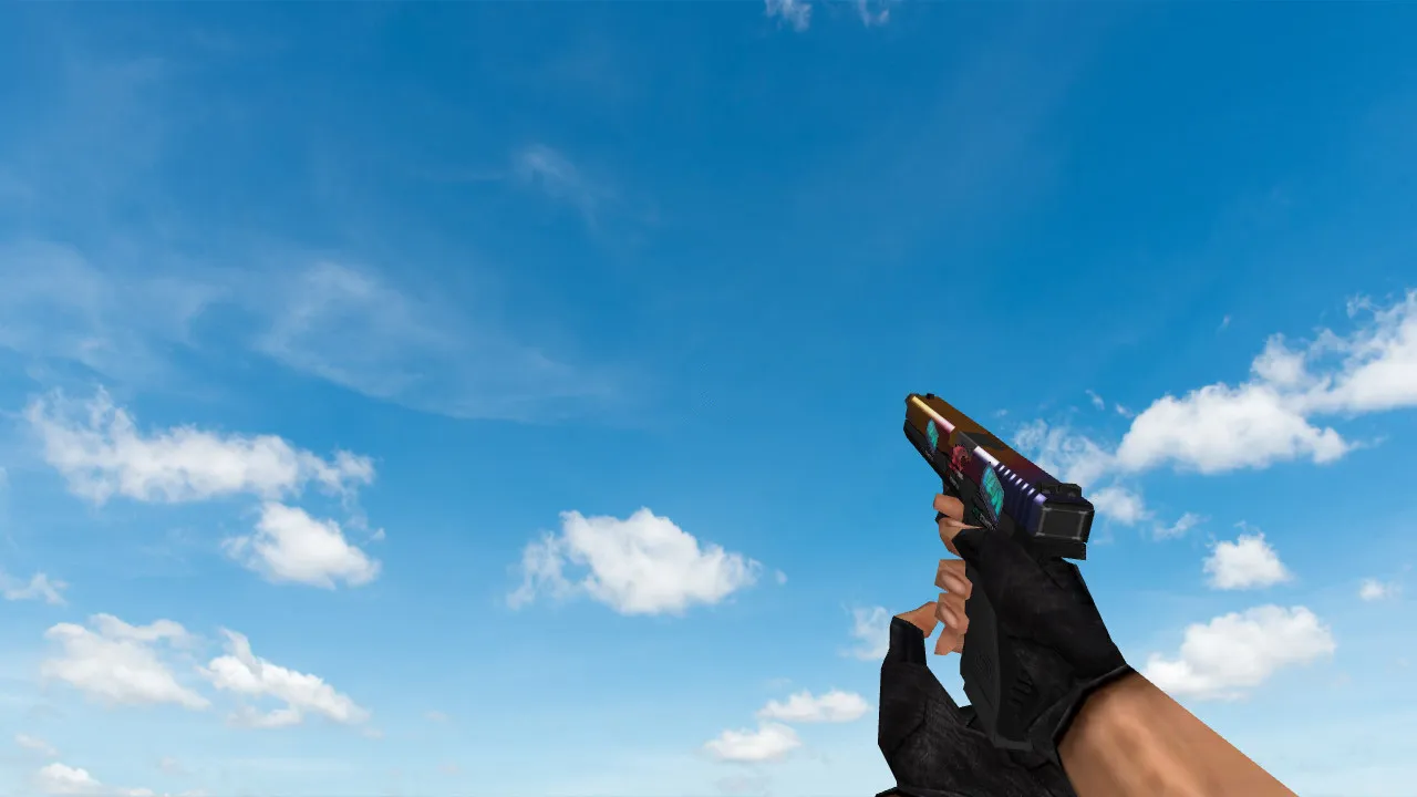 Скриншот Модель «Glock Fade Navi Stickers» для CS 1.6: Улучшите игру