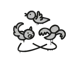 Скриншот Граффити «Голова кругом» для CS 1.6 - Уникальные стикеры из CS:GO