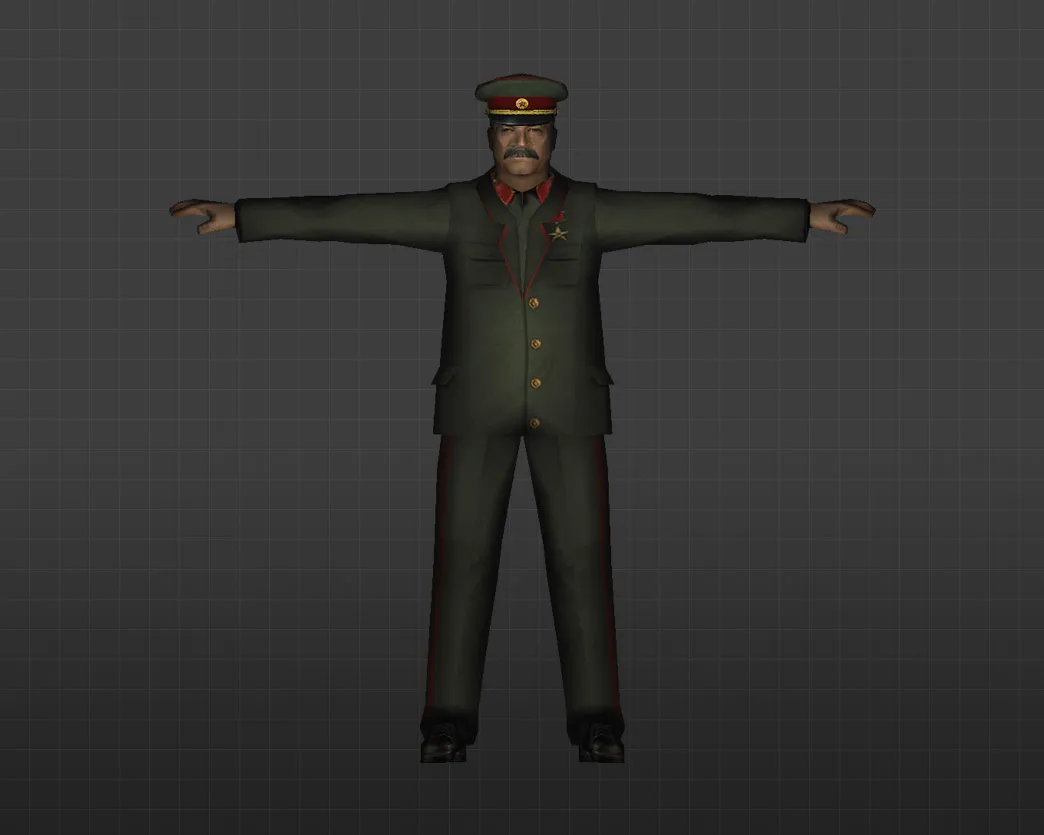 Скриншот Модель «Иосиф Сталин» для CS 1.6 - Уникальный скин для вашей игры