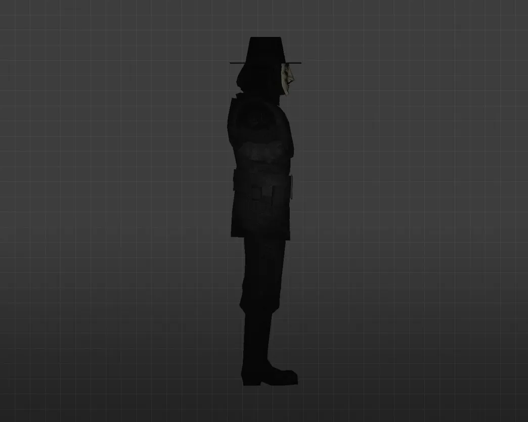 Скриншот Модель «V значит Вендетта» для CS 1.6 - Уникальный скин для вашего персонажа