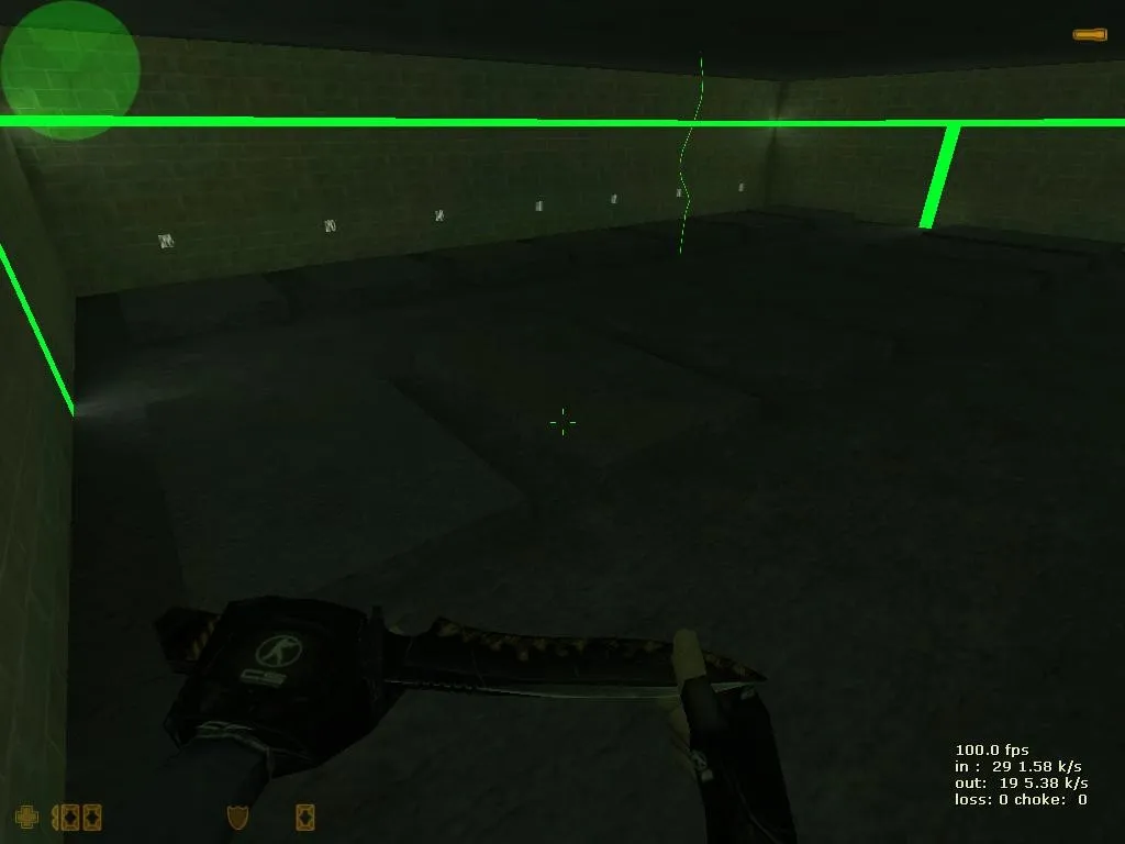 Скриншот  Карта deathrun_all_green3 для CS 1.6: баланс, точки, .nav и настройка раунда